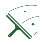 Squeegee icon graphic for window cleaner